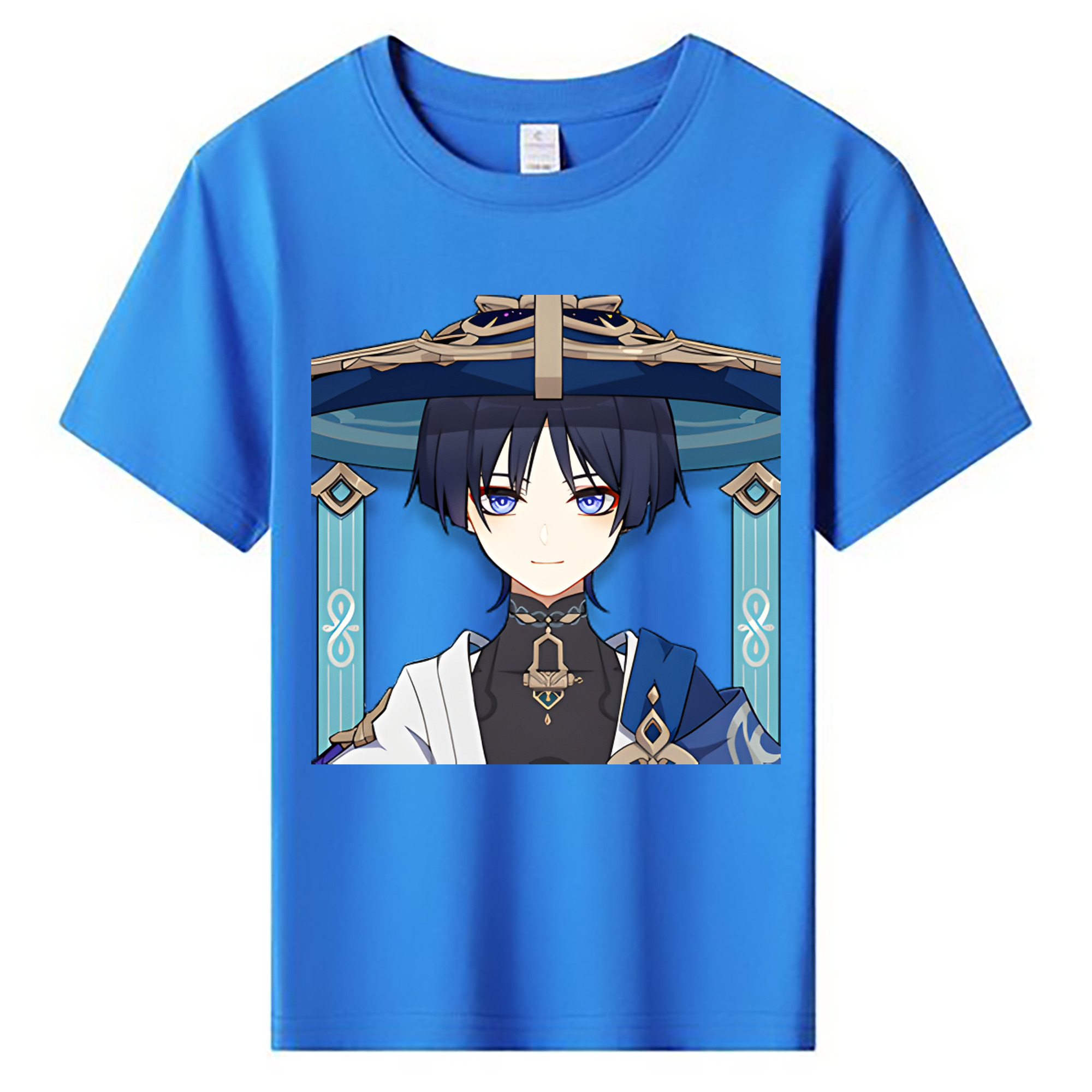 げんし神 さんペい genshin Sanpei 綿100％キッズTシャツ（フロントプリント）